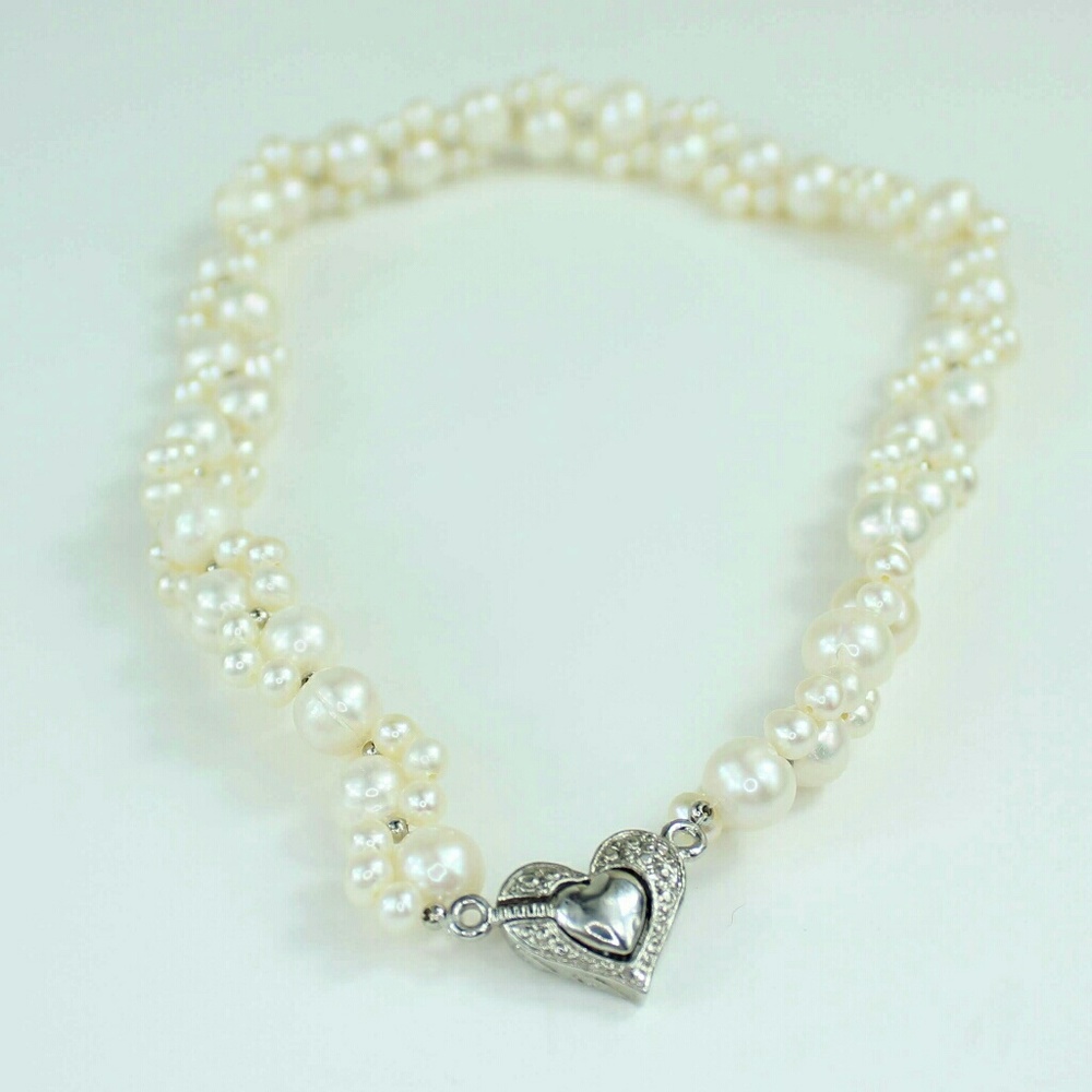 Genuine Freshwater Pearl Multi-strand Necklace